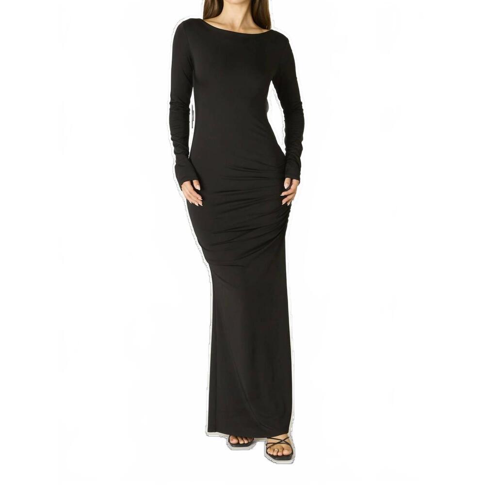 NEW COTTON CANDY LA sonney maxi dress in black
